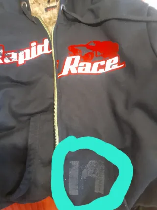 Giubbotto Uomo Zara Nero/Rosso Tg. XXL