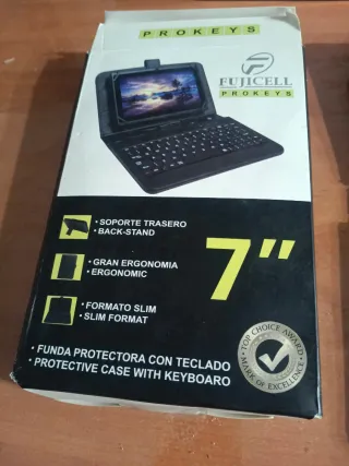 Funda para tablet con teclado