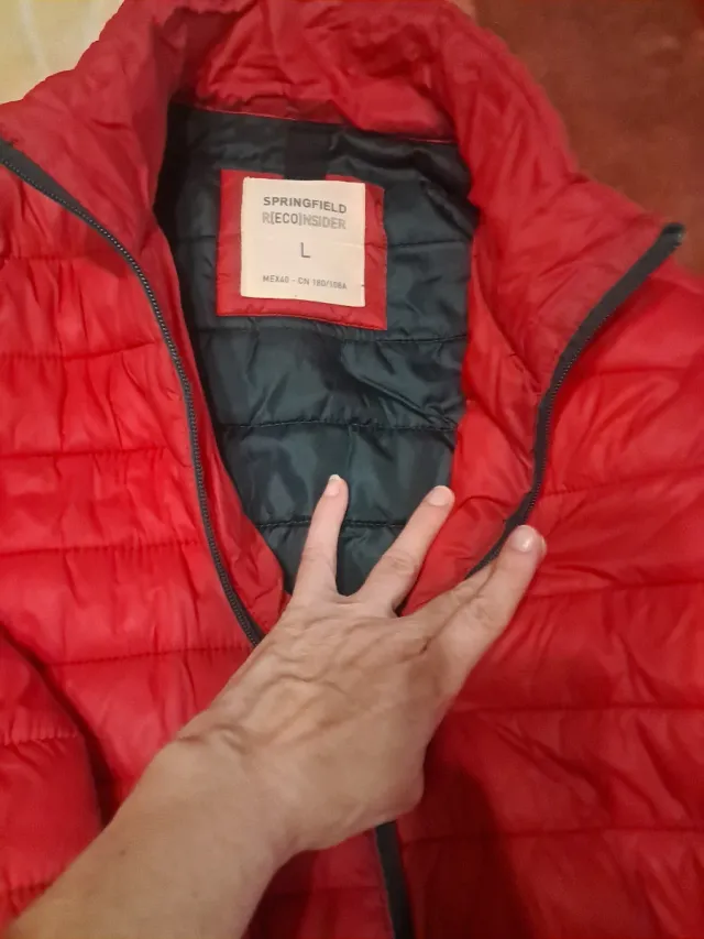 LOTE Dos Cazadoras/abrigos finos Springfield Talla