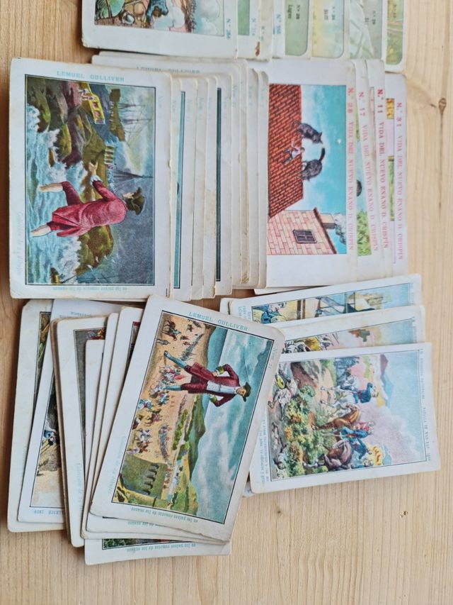 Lote 44 cromos antiguos La Guerra Europea