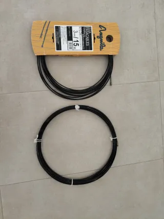 Dos Guía Pasacables Nylon 3 mm 15 mts y 4 mm 15 mt