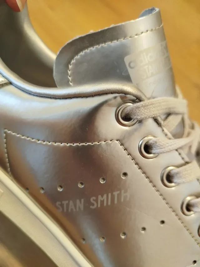 Zapatillas Adidas Stan Smith Plateadas