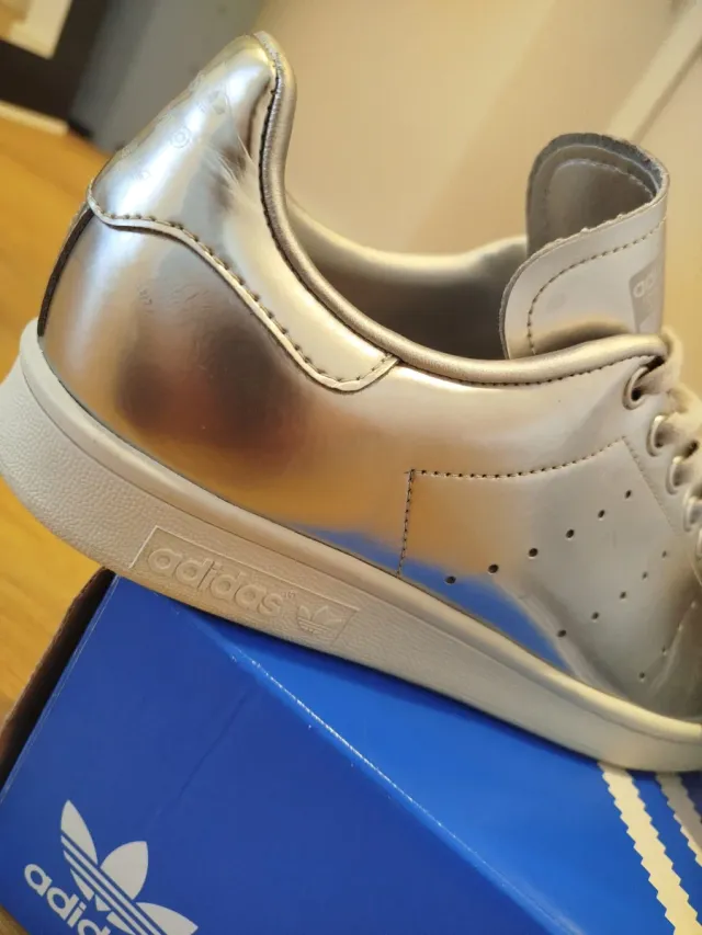 Zapatillas Adidas Stan Smith Plateadas