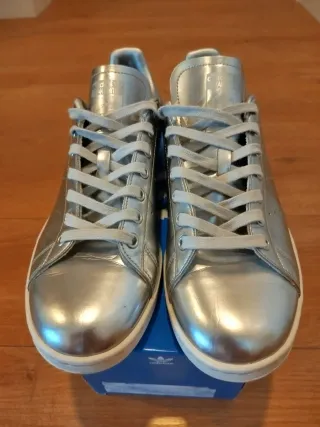 Zapatillas Adidas Stan Smith Plateadas