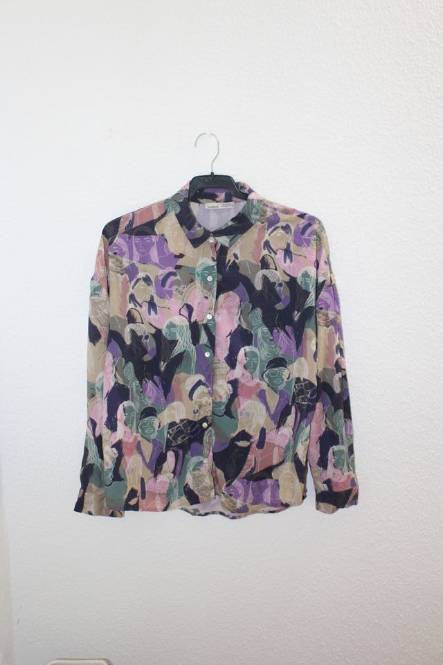 Camisa vintage estampada
