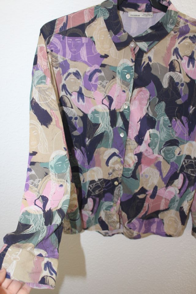 Camisa vintage estampada