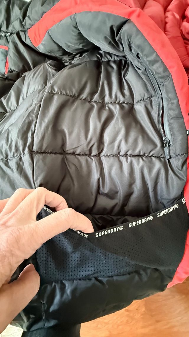 Parka Superdry Roja Talla L