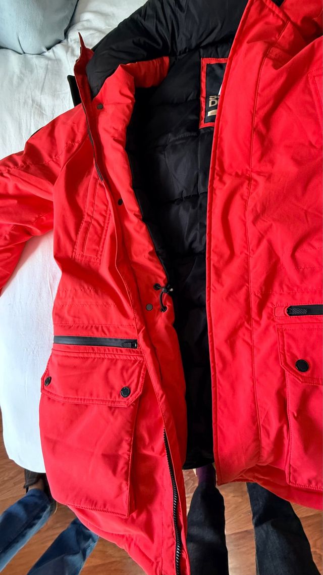 Parka Superdry Roja Talla L