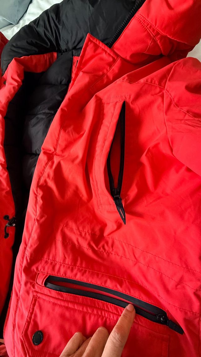 Parka Superdry Roja Talla L