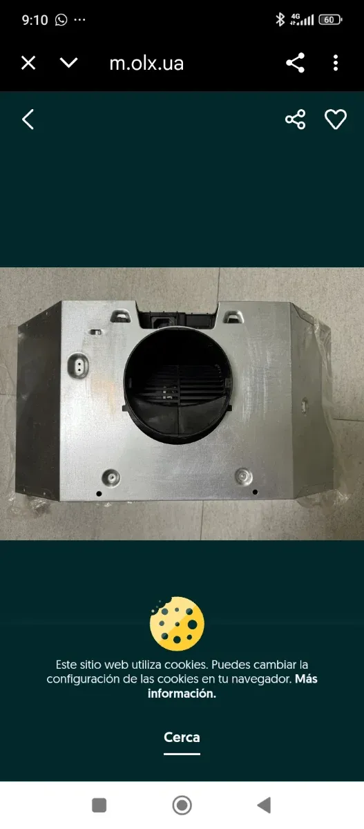 Grupo filtrante Elica 72 cm