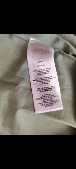 Vestido Claudie Pierlot Negro y Verde talla 3.