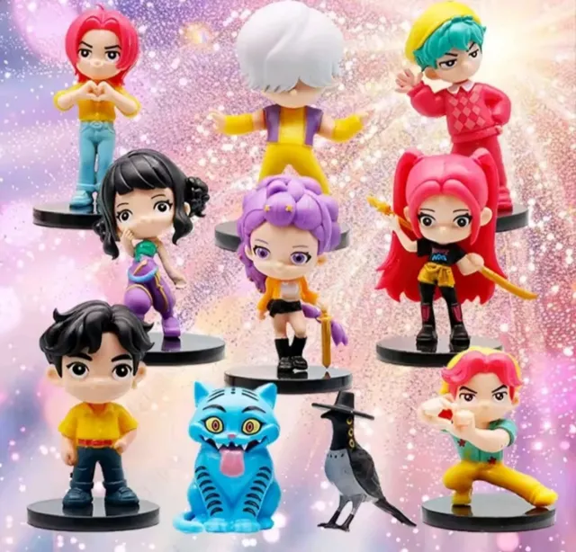 Figuras anime coleccionables K-pop demon hunters