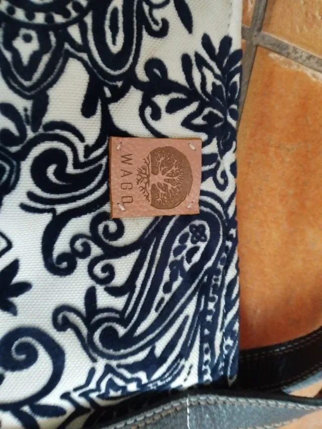 Bolso de tela WAGO estampado floral