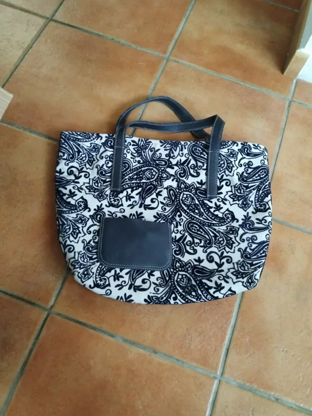 Bolso de tela WAGO estampado floral