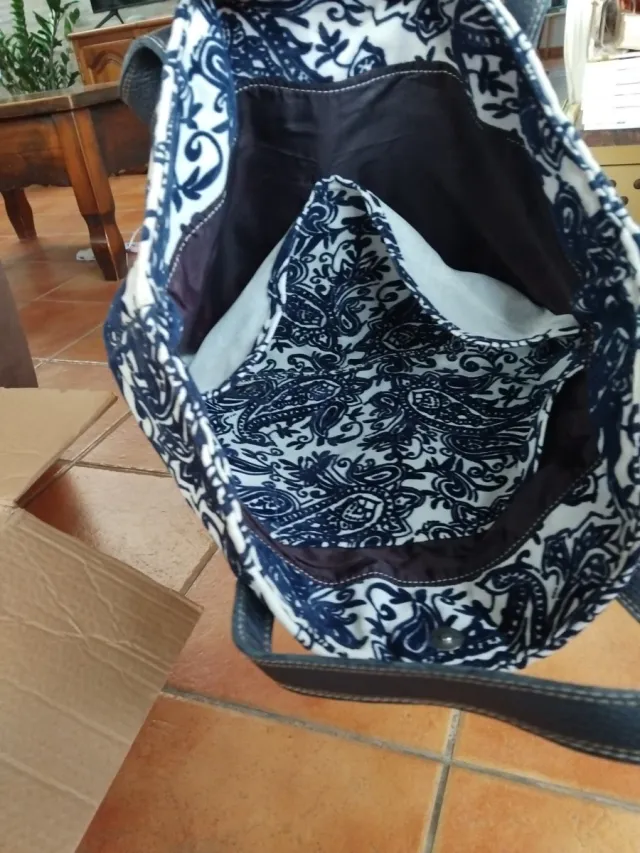 Bolso de tela WAGO estampado floral