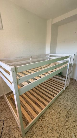 Litera madera gris como nueva