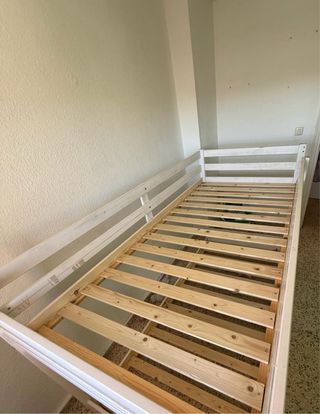 Litera madera gris como nueva