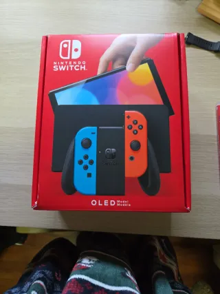 Nintendo Switch OLED Azul/Naranja