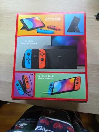 Nintendo Switch OLED Azul/Naranja
