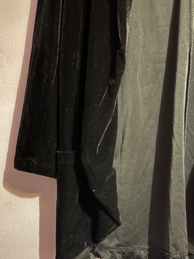 Blazer terciopelo negra.