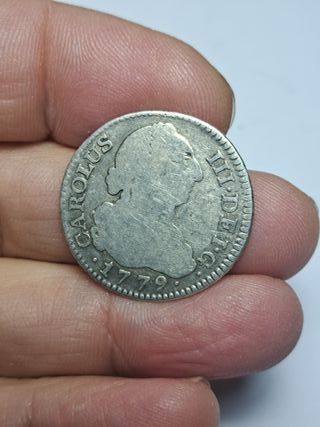 CARLOS III 2 REALES PLATA 1779 MADRID (E874)