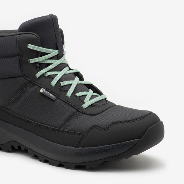 Botas de senderismo mid impermeables mujer - NH100 WP gris