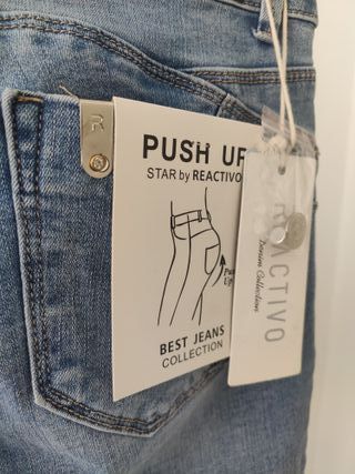Jeans o Pantalón Vaquero Push Up Talla 36