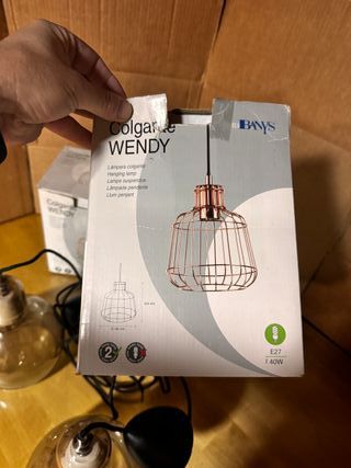 2 Lámparas Colgantes Wendy Bany's