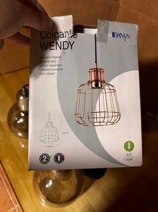2 Lámparas Colgantes Wendy Bany's