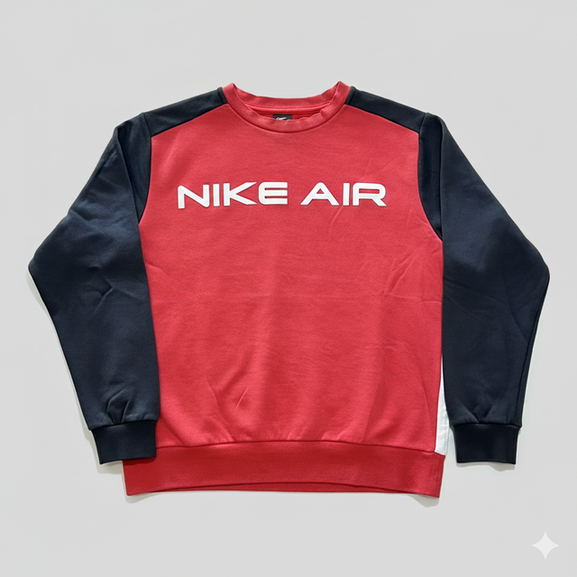 Sudadera Nike Air Roja y Negra
