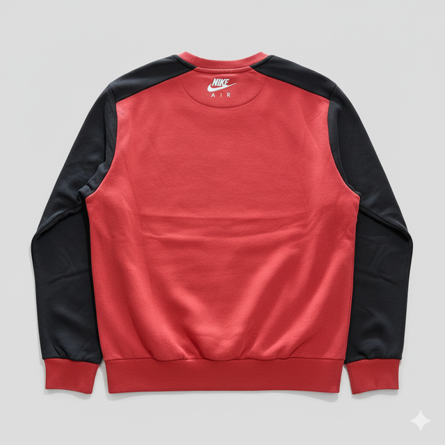 Sudadera Nike Air Roja y Negra