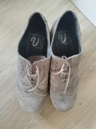 Zapatos vintage con plataforma y cordones