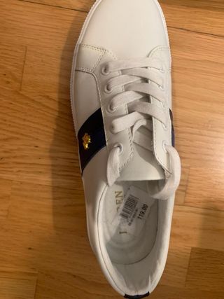Zapatillas Polo Ralph Lauren Mujer Blancas
