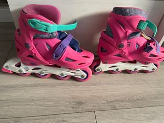 Patines niña rosa talla hasta 35