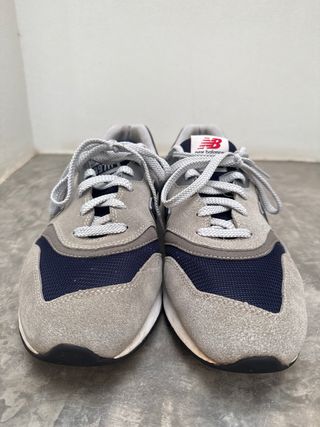 Tenis New Balance Gris y Azul