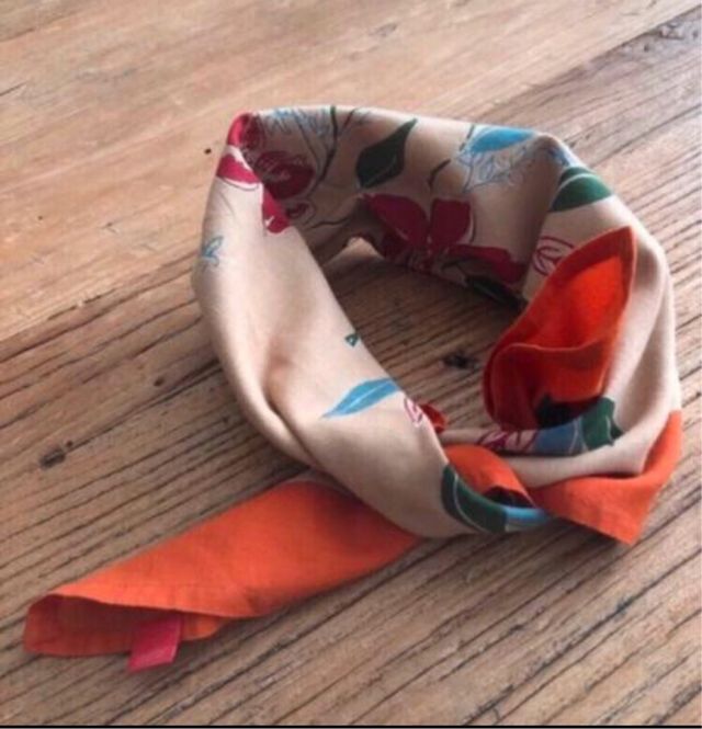 Lenço floral de algodão Jackpot