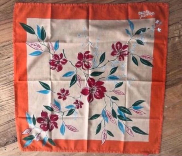 Lenço floral de algodão Jackpot