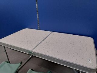 Mesa plegable de camping con 4 taburetes 4-6 personas