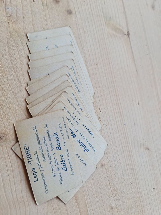 Lote 15 cromos antiguos España Panorámica