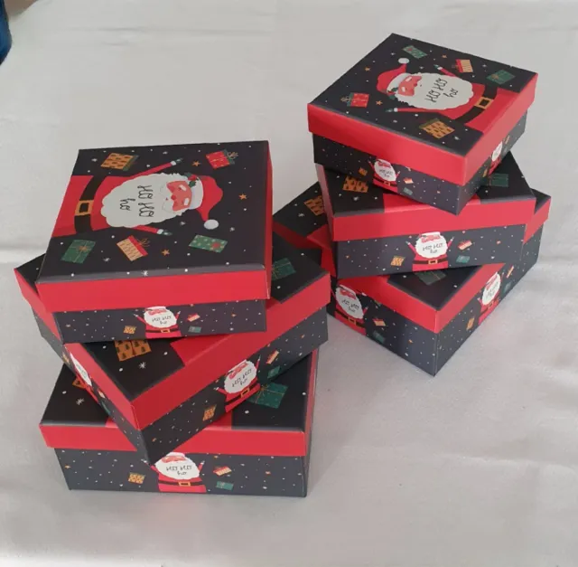 Lote 6 CAJITAS PAPÁ NOEL