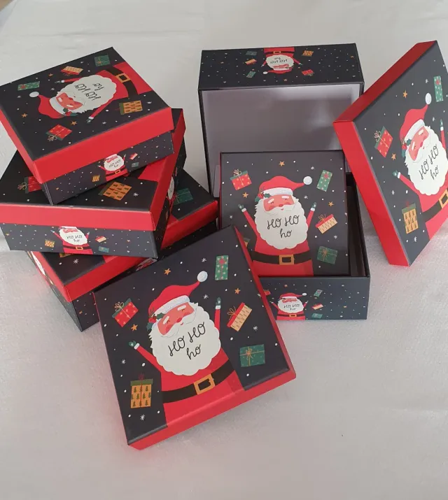 Lote 6 CAJITAS PAPÁ NOEL