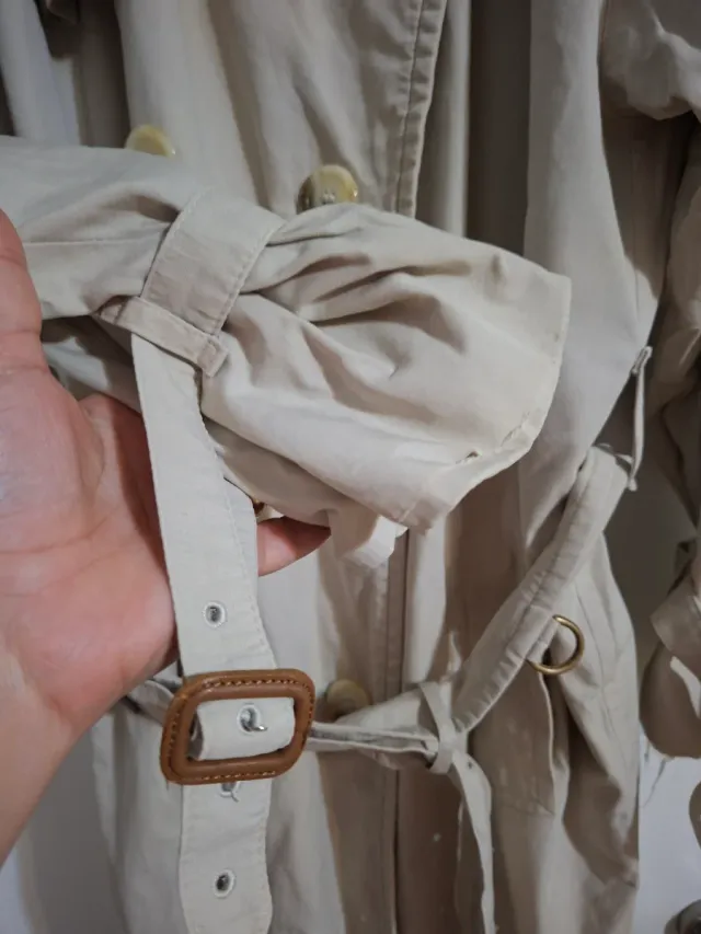 Gabardina Burberry Vintage Beige