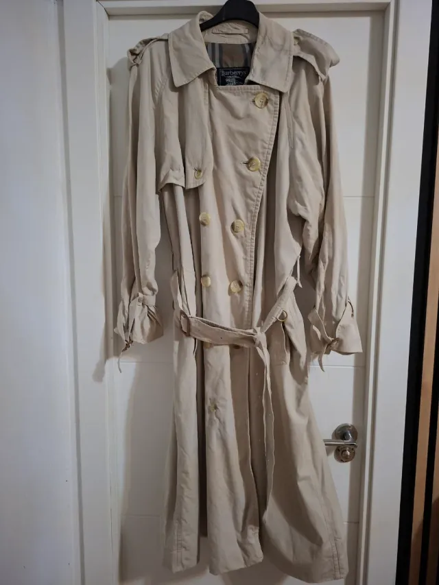 Gabardina Burberry Vintage Beige
