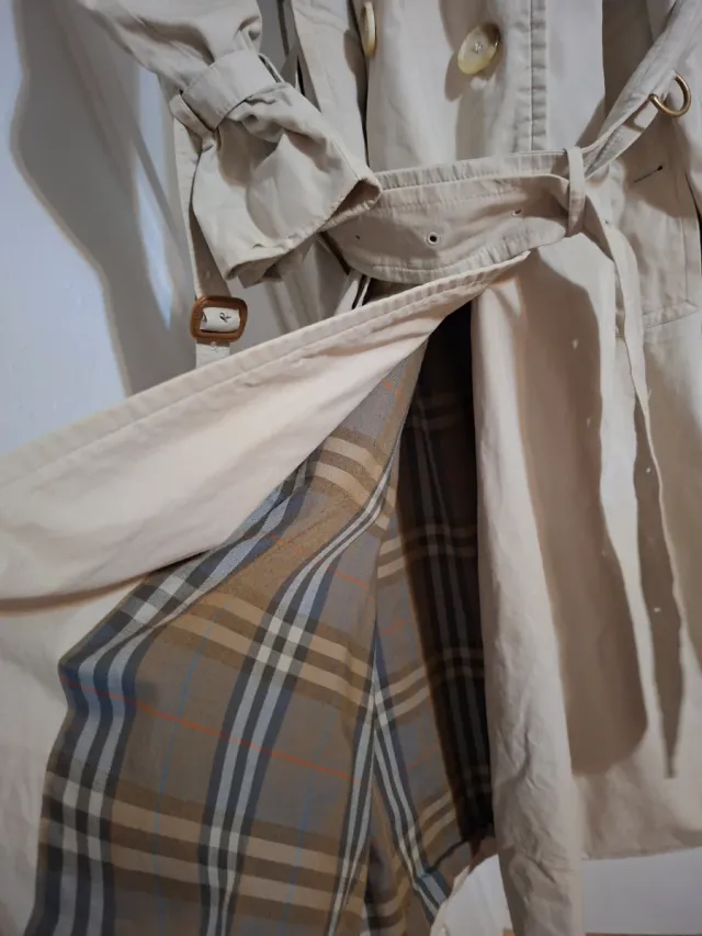 Gabardina Burberry Vintage Beige