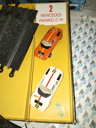 ScalextricGT-19: Pistas y 2 Coches MERCEDES WANKEL