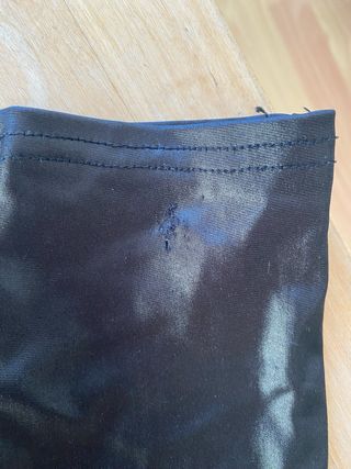 Mallas polipiel negras con cremalleras