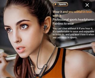 Auriculares B4 Neck Hanging Bluetooth