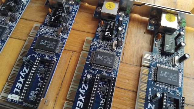 Lote 12 Tarjetas de Red PCI