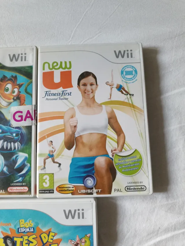 Confezione 5 Giochi Wii: Mario Party, Crash, Virtua Tennis