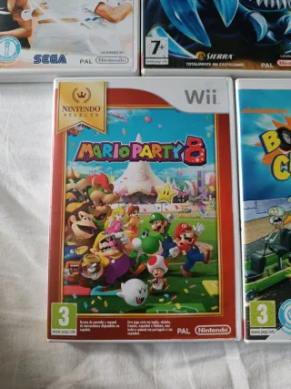Confezione 5 Giochi Wii: Mario Party, Crash, Virtua Tennis